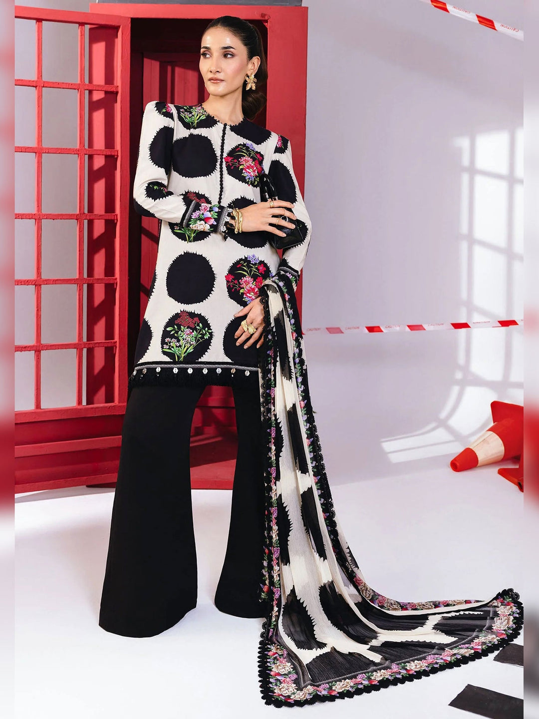 Design 7B - Maria B Marina Twill Unstitched