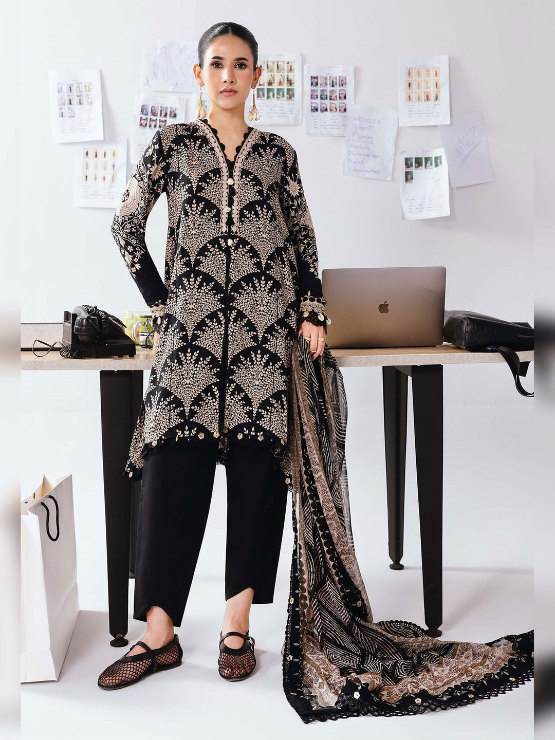 Design 8A - Maria B Linen Unstitched