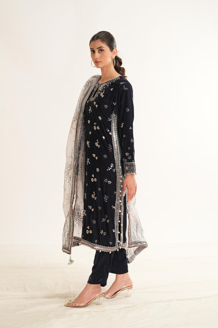 Design 3 - Jazmin Chandni Velvet Formal Stitched