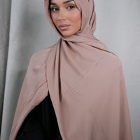 Caramel Chiffon Silk Hijab