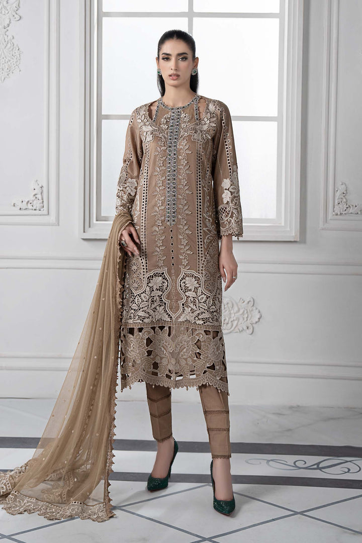 Embroidered Skin Stitched Suit - Maria B Luxury Lawn