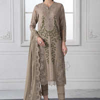 Embroidered Skin Stitched Suit - Maria B Luxury Lawn