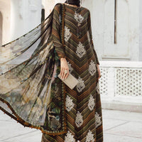Design 5B - Maria B M Print Stitched