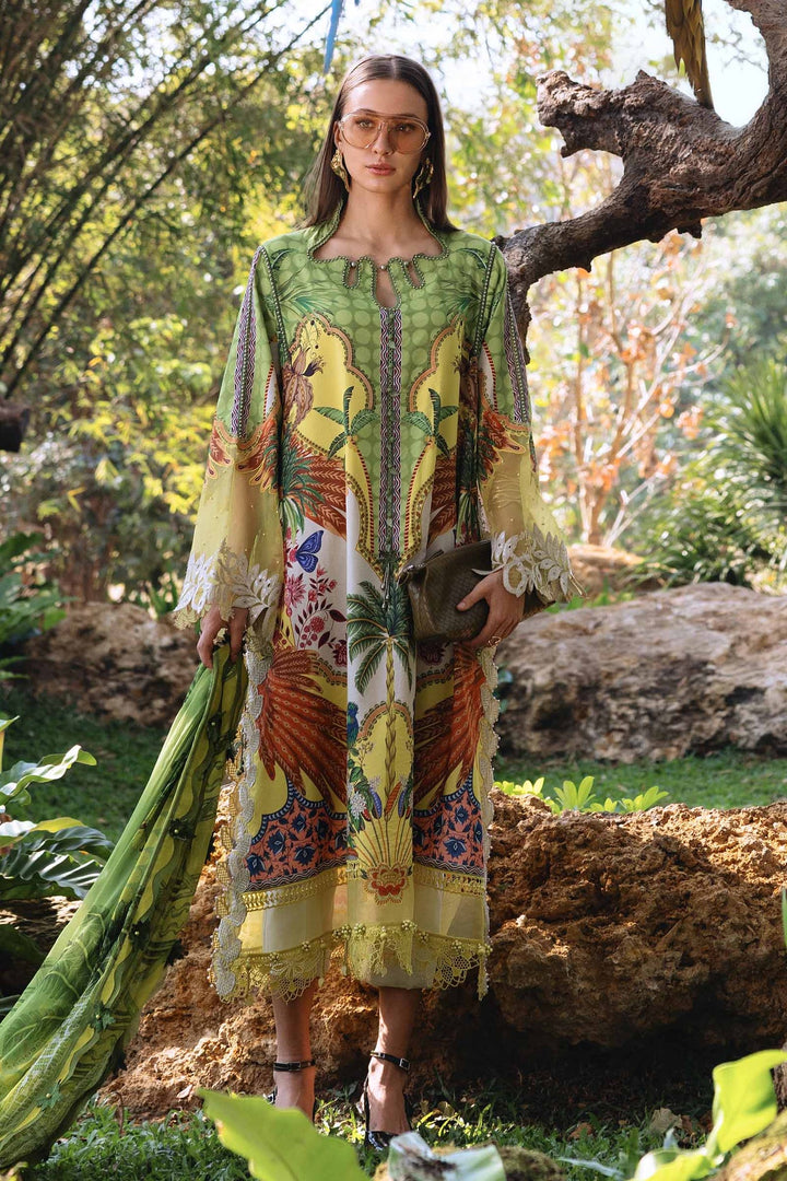 Design 5B - Maria B M Print Stitched