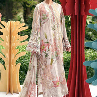 Embroidered Lawn Stitched Suit - Maria B M Print '26