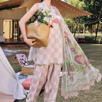 Design 6A - Maria B M Print Stitched
