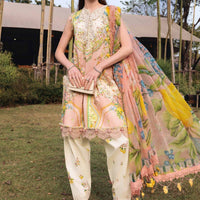 Design 8A - Maria B M Print Stitched