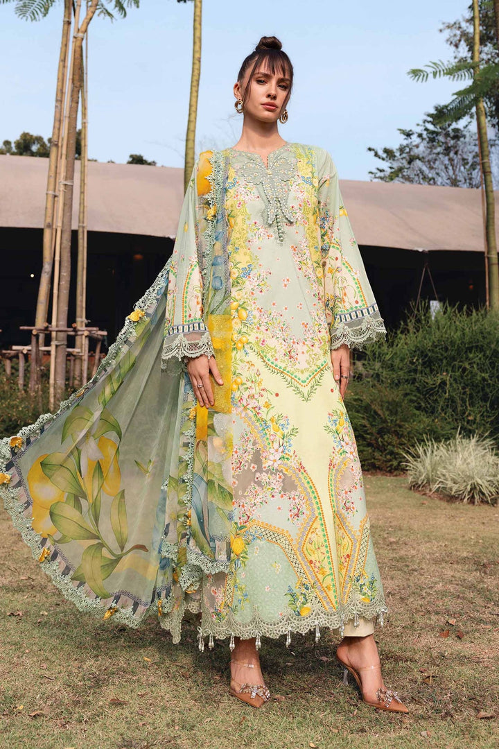 Design 8B - Maria B M Print Stitched