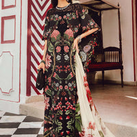 Design 9B - Maria B M Print Stitched