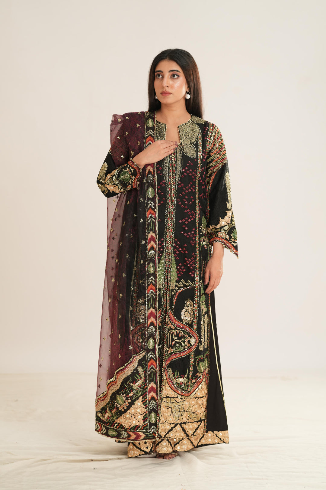Dhanak - Afrozeh Shehnai Wedding Formals Stitched
