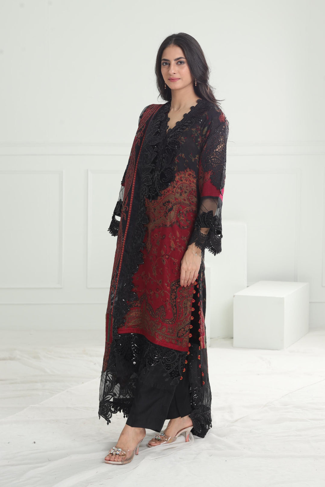 Design 04 - Maria B Winter Luxe Stitched