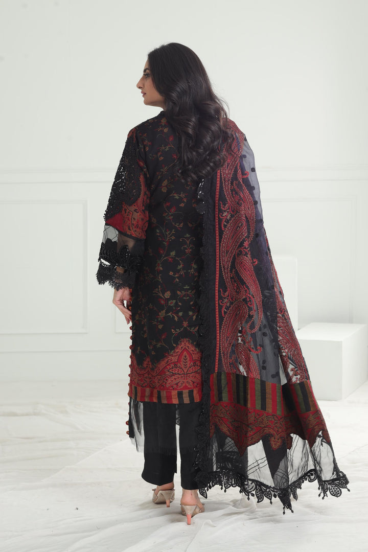 Design 04 - Maria B Winter Luxe Stitched