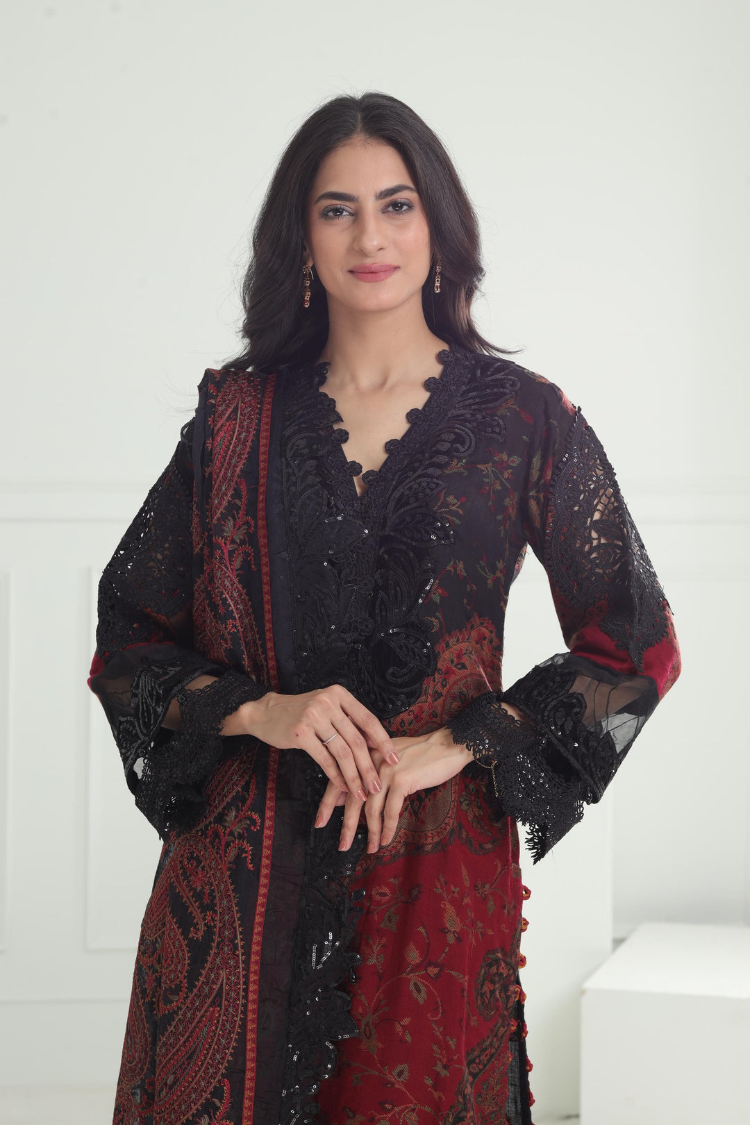 Design 04 - Maria B Winter Luxe Stitched