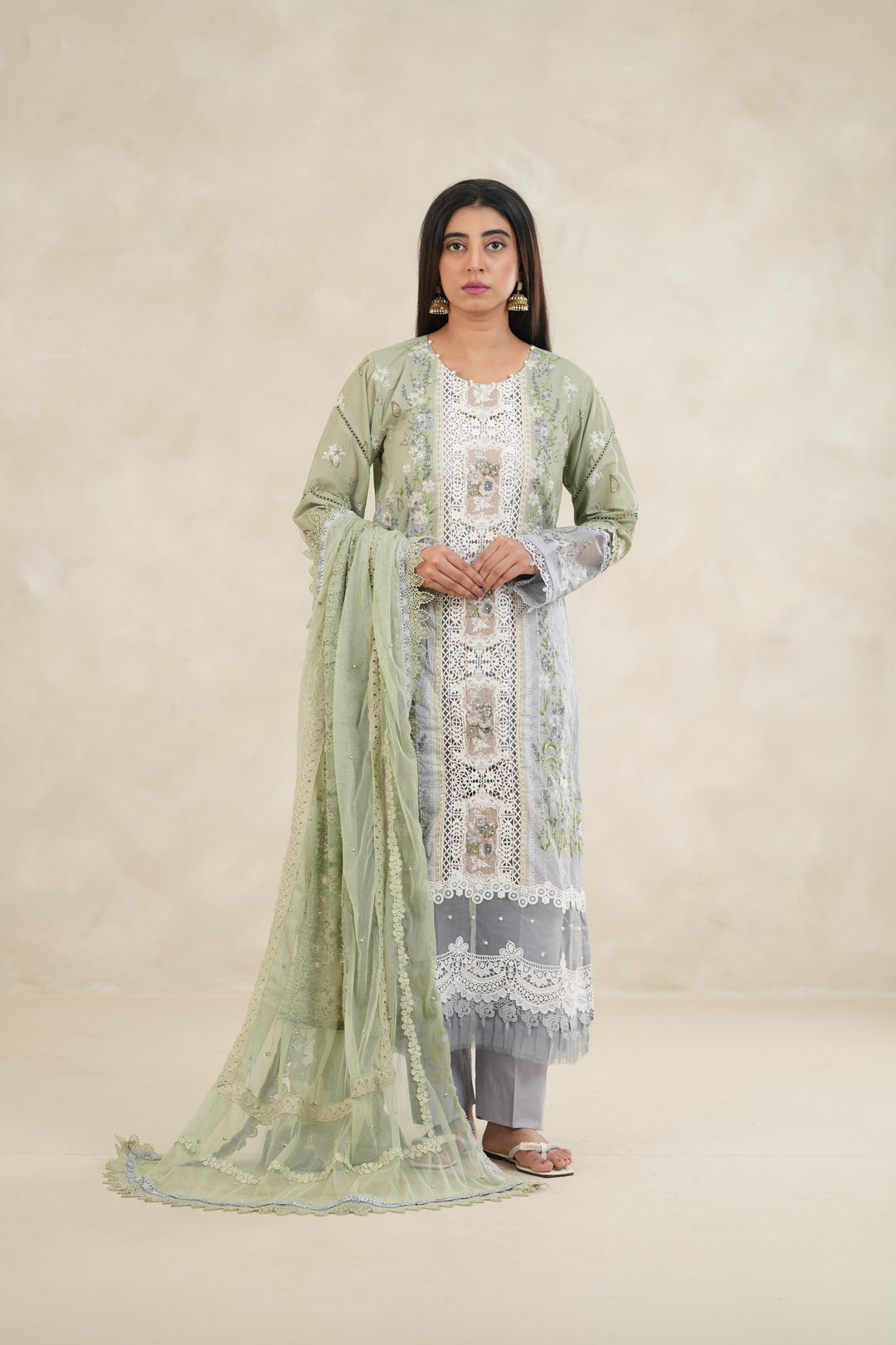 Design 6B - Maria B Luxe Stitched