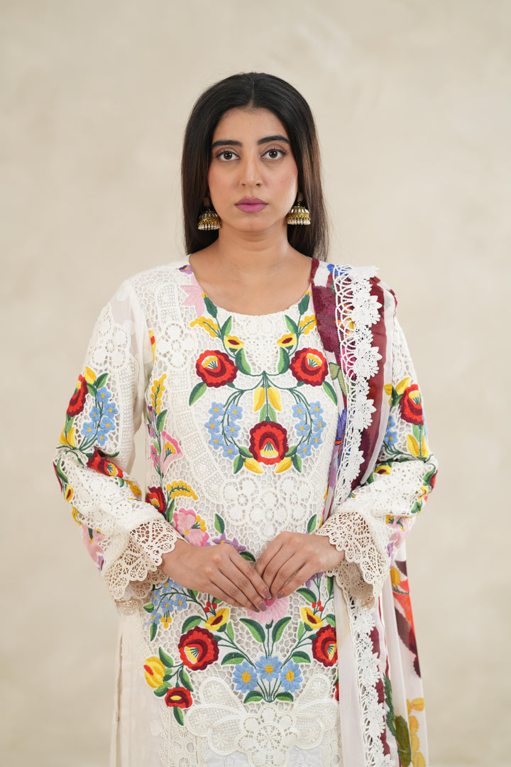 Design 10A - Maria B Luxe Stitched