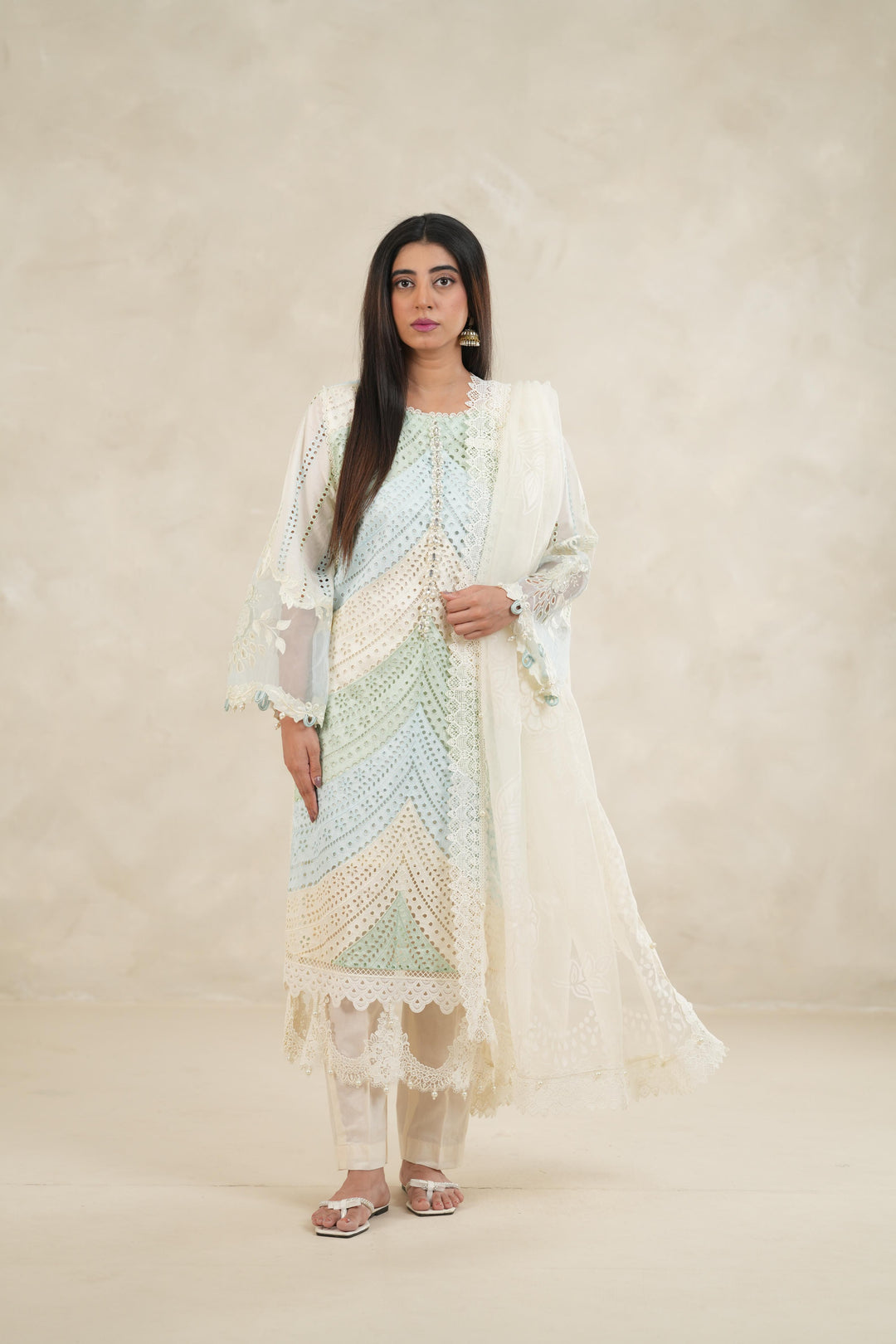 Design 12A - Maria B Luxe Stitched