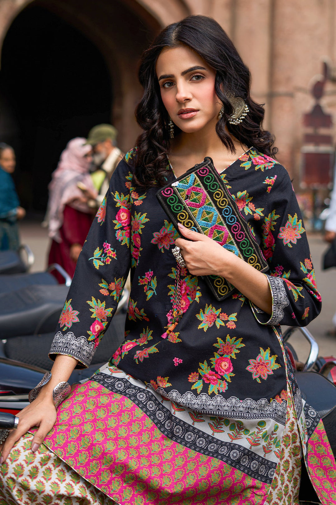 Lawn Black Stitched Suit - Charizma