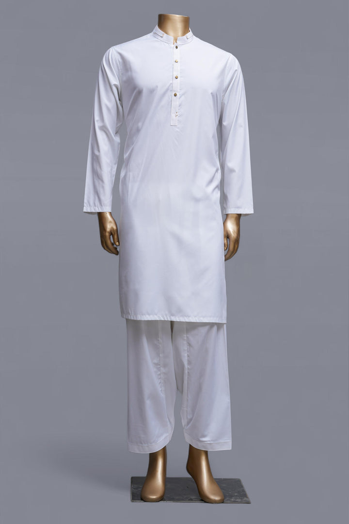 Blended Off White Shalwar Kameez - Raf Raf