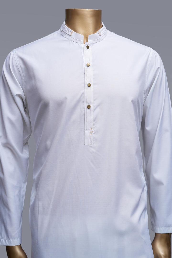 Blended Off White Shalwar Kameez - Raf Raf