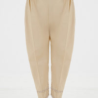 Layla Slim-Leg Cotton Trousers
