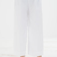 Zia Wide-Leg Cotton Trousers