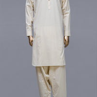 Blended Sand Shalwar Kameez - Raf Raf