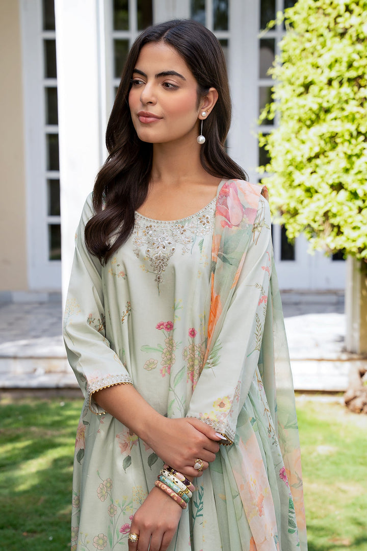 Lawn Pista Stitched Suit - Charizma