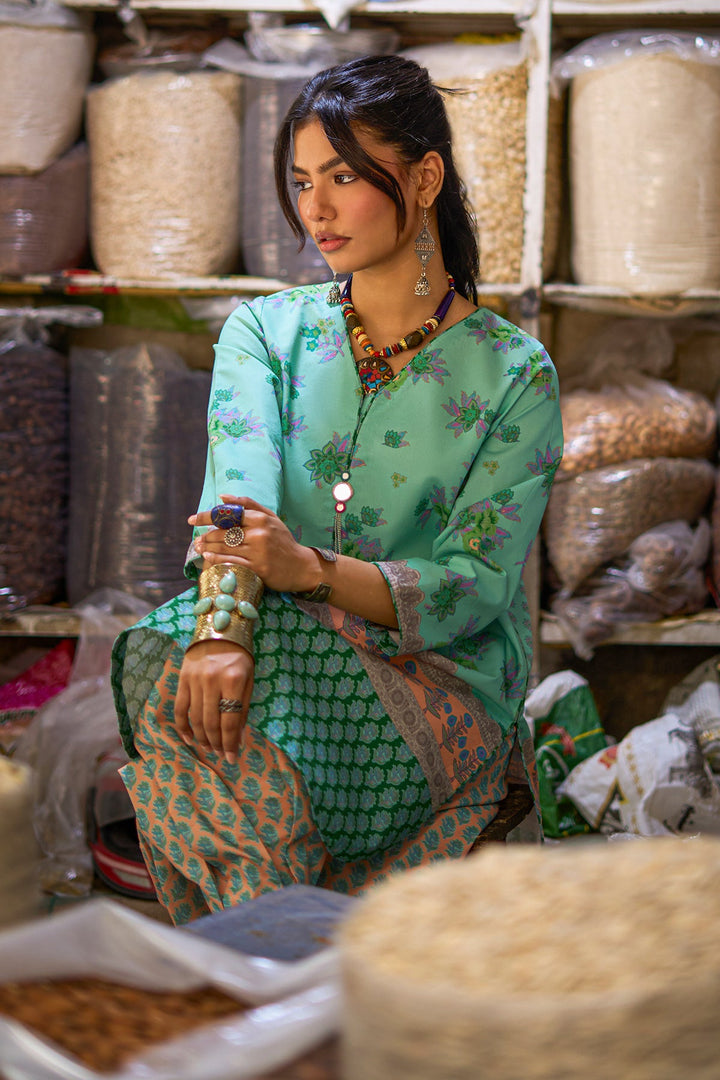 Lawn Ferozi Stitched Suit - Charizma