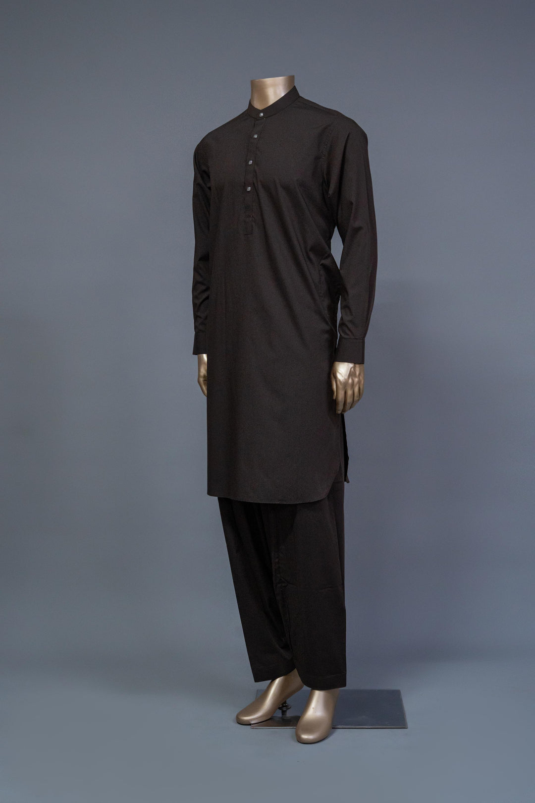 Blended Brown Shalwar Kameez - Raf Raf