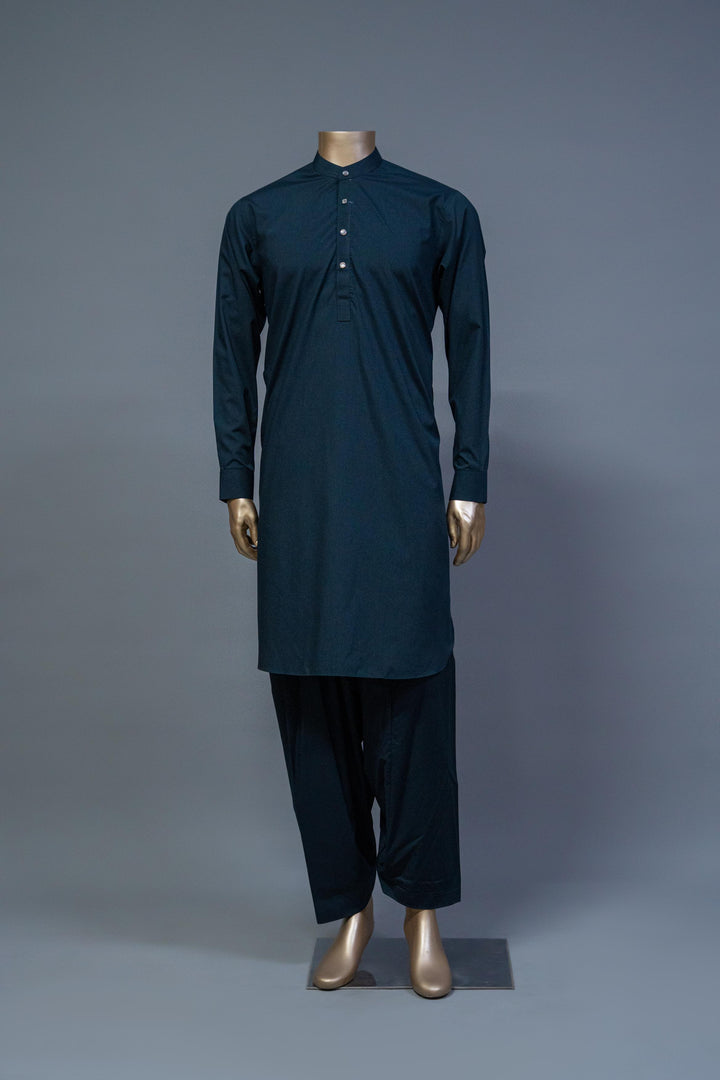 Blended Green Shalwar Kameez - Raf Raf