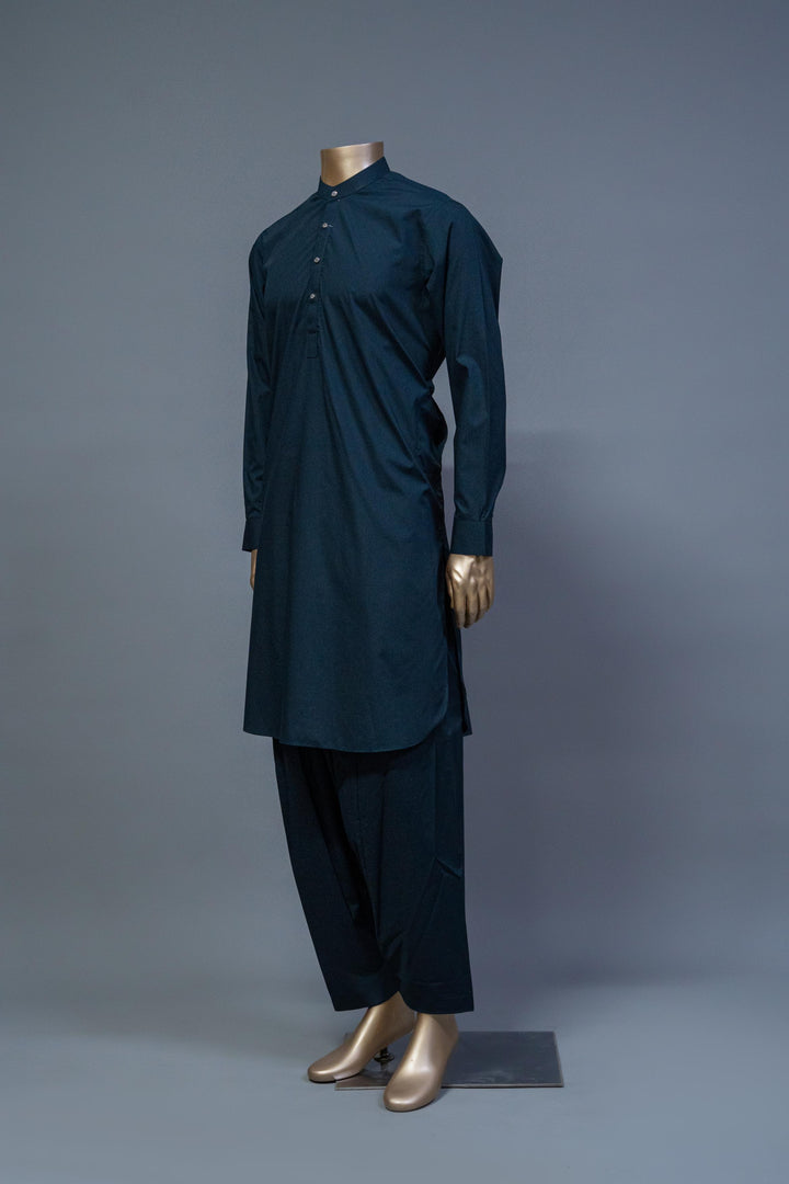 Blended Green Shalwar Kameez - Raf Raf