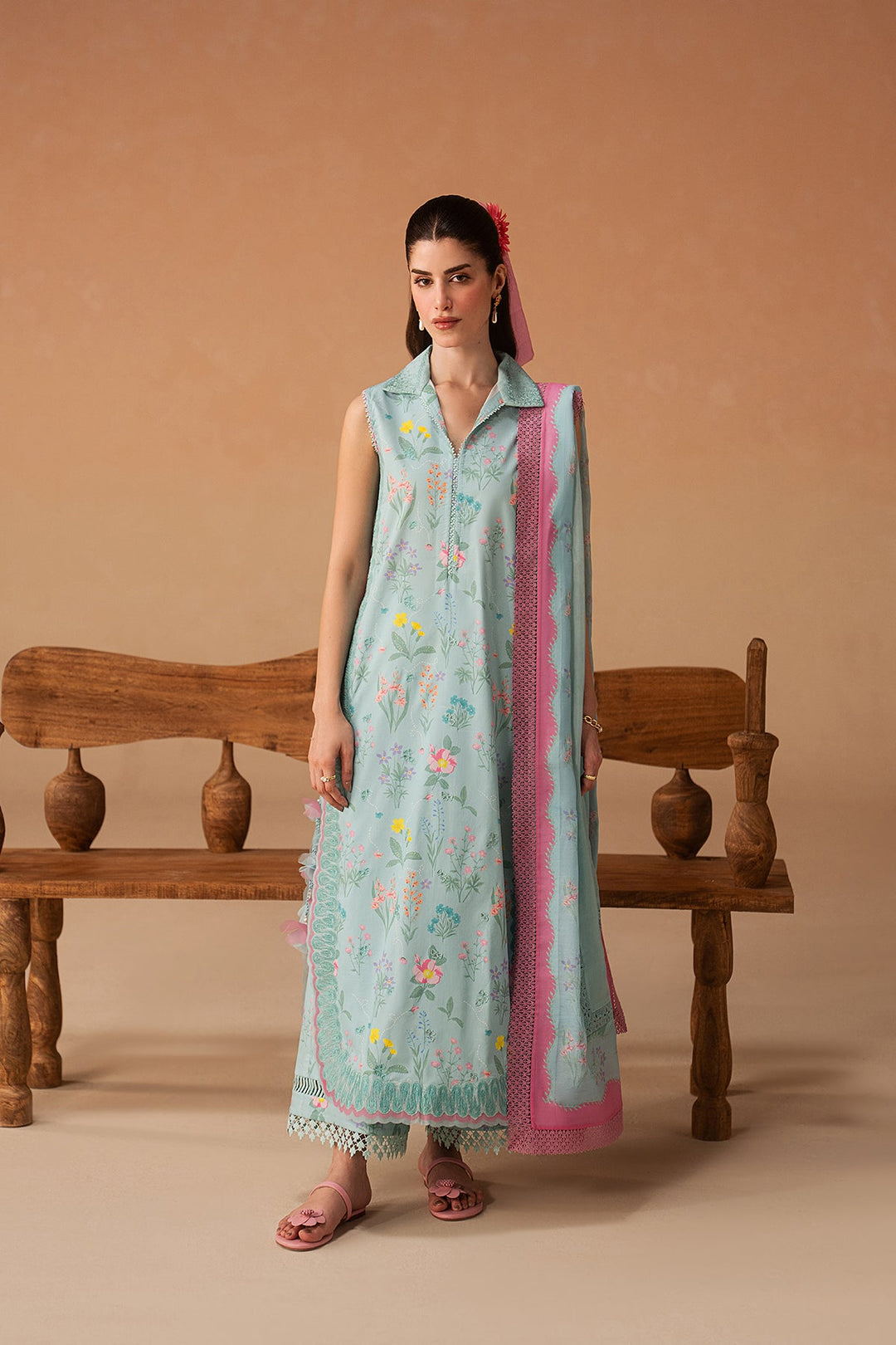 Sunlaced Plum - Afrozeh Haze Summer Edit '26 Stitched