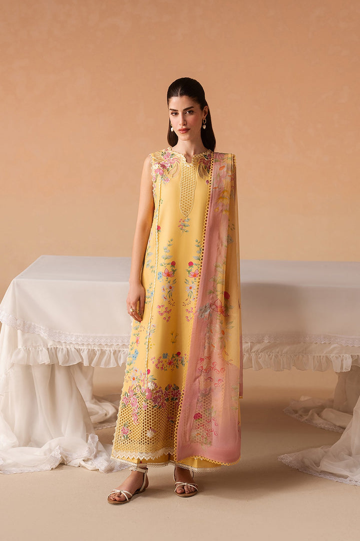 Evania Yellow - Afrozeh Haze Summer Edit '26 Stitched
