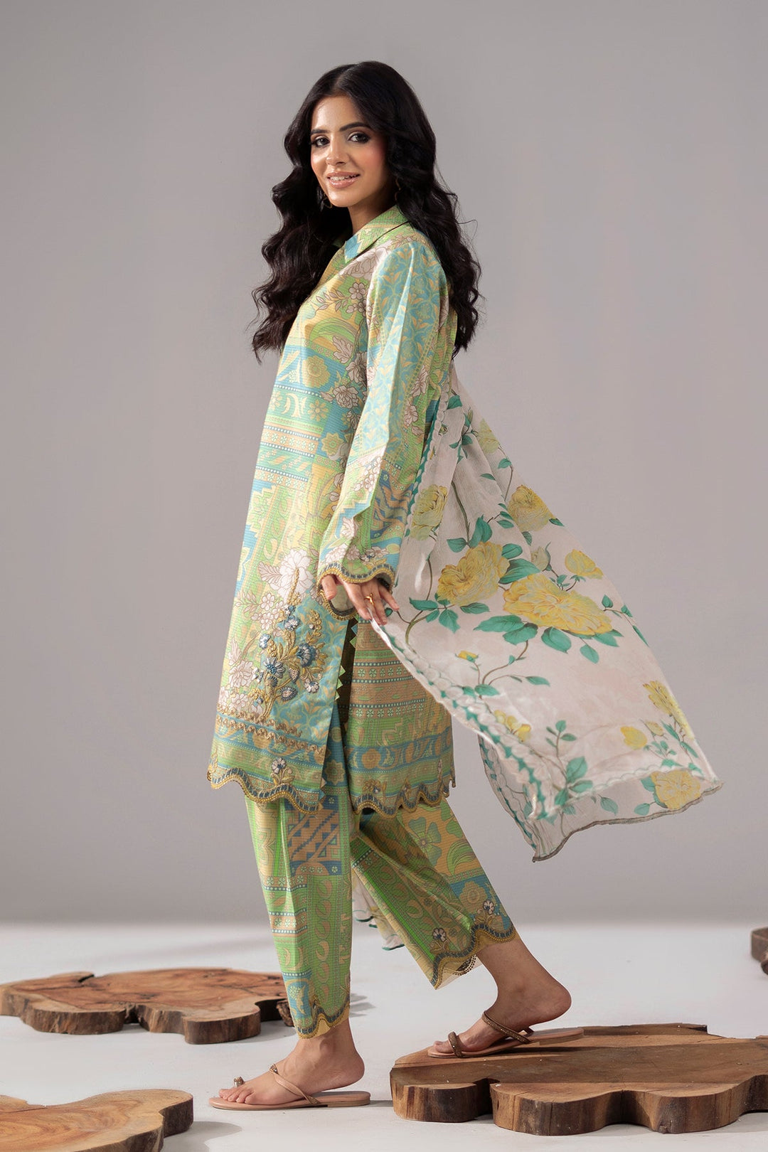 Lawn Multi Stitched Suit - Charizma
