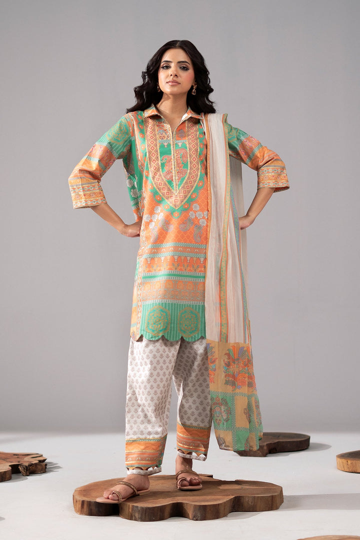 Lawn Multi Stitched Suit - Charizma