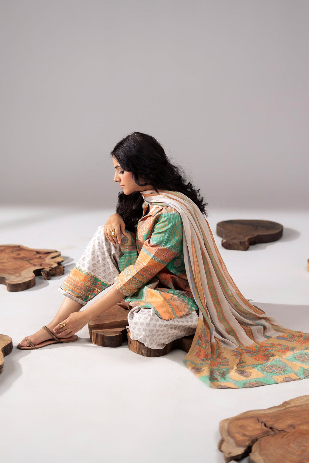 Lawn Multi Stitched Suit - Charizma