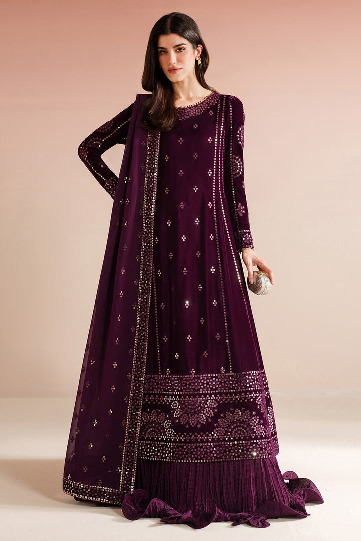 Design 1 - Jazmin Embroidered Formal Velvet Stitched