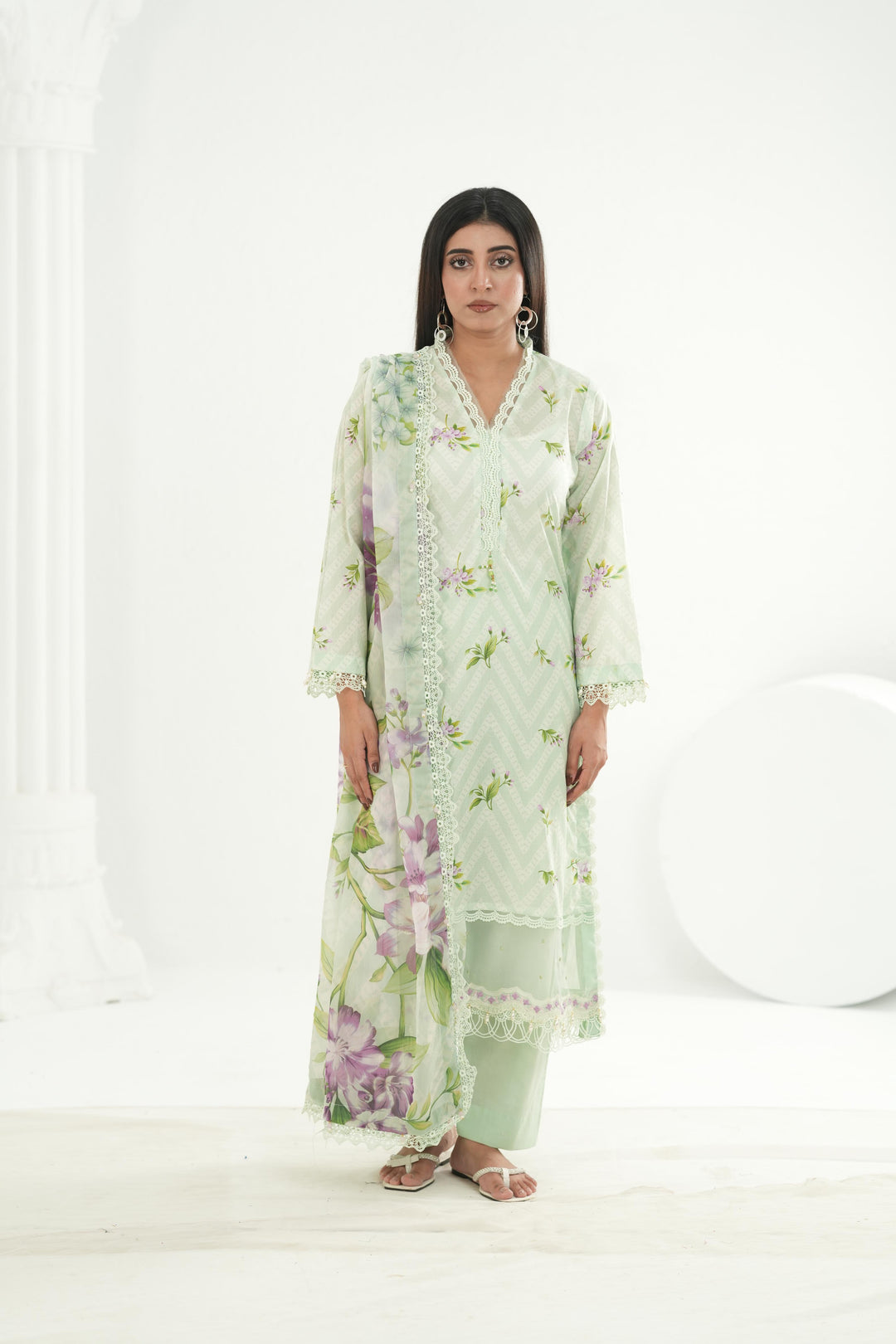 Design 15B - Maria B M Basic Summer Stitched