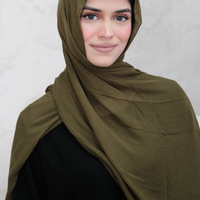 Olive Rayon Vogue Hijab