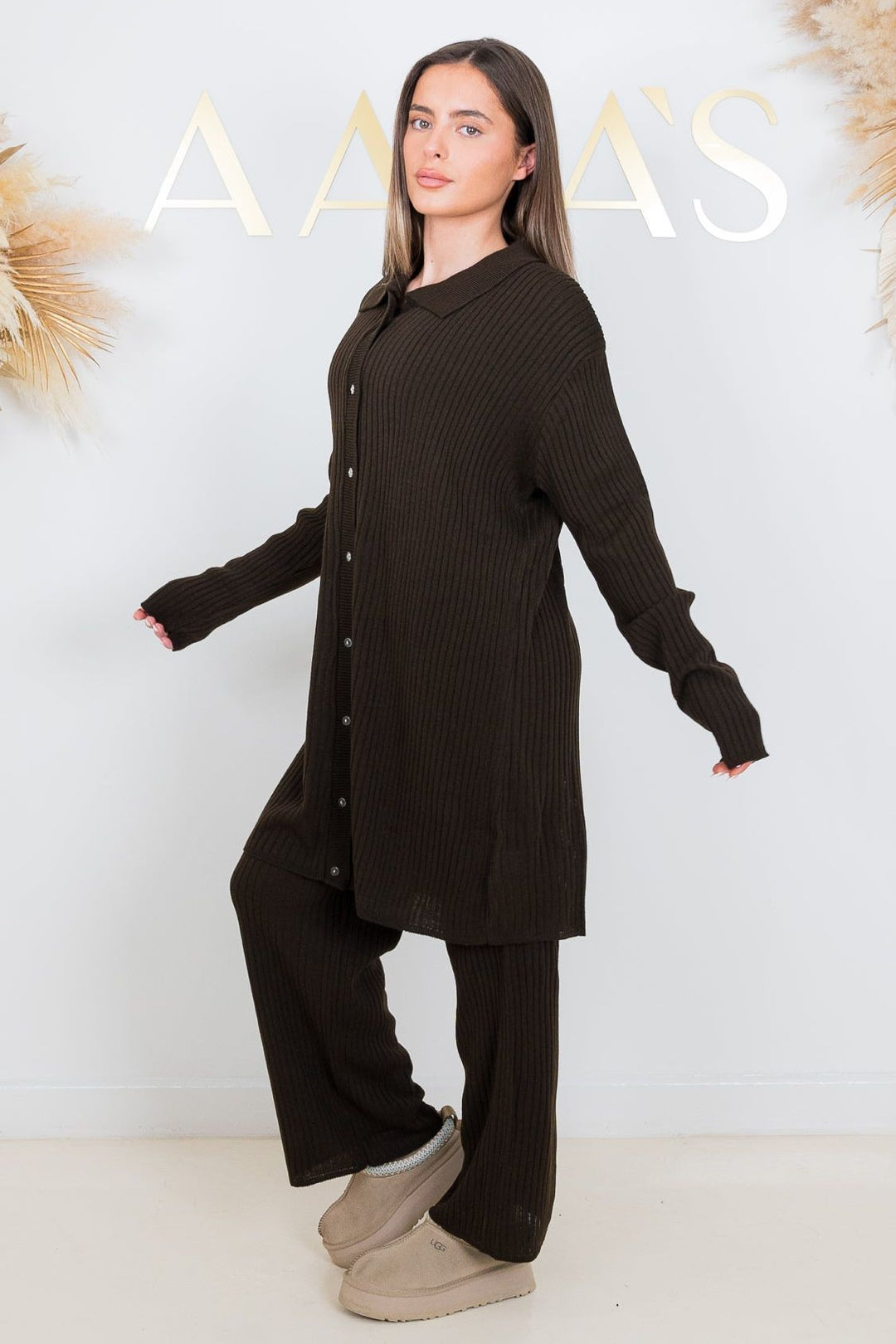 Delilah Walnut Brown Co-ord