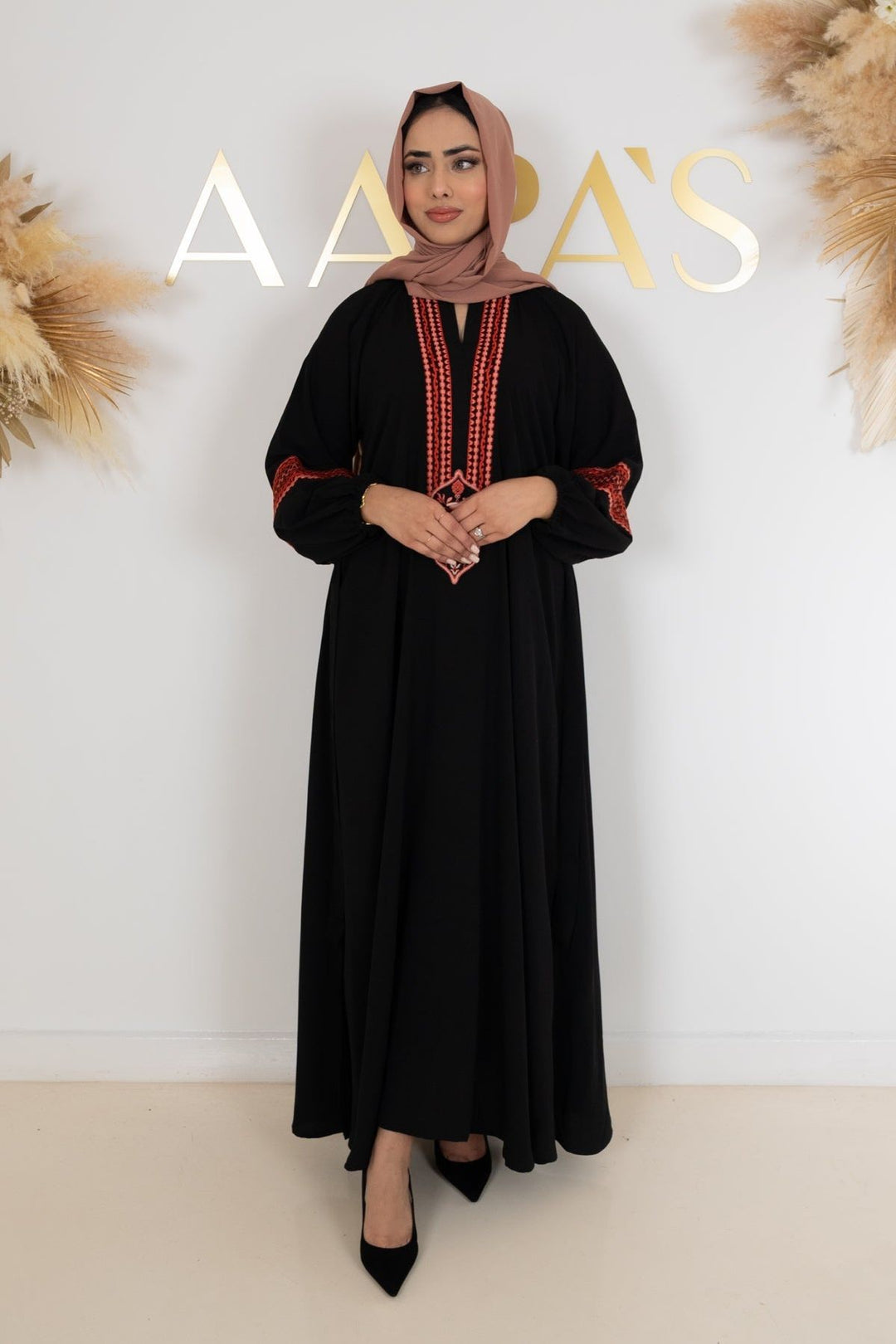 Amal Embroidered Dress