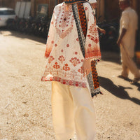 Linen Khaddar Off White Stitched Suit - Gul Ahmed