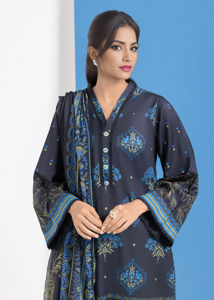 Cambric Black Stitched Suit - Bonanza