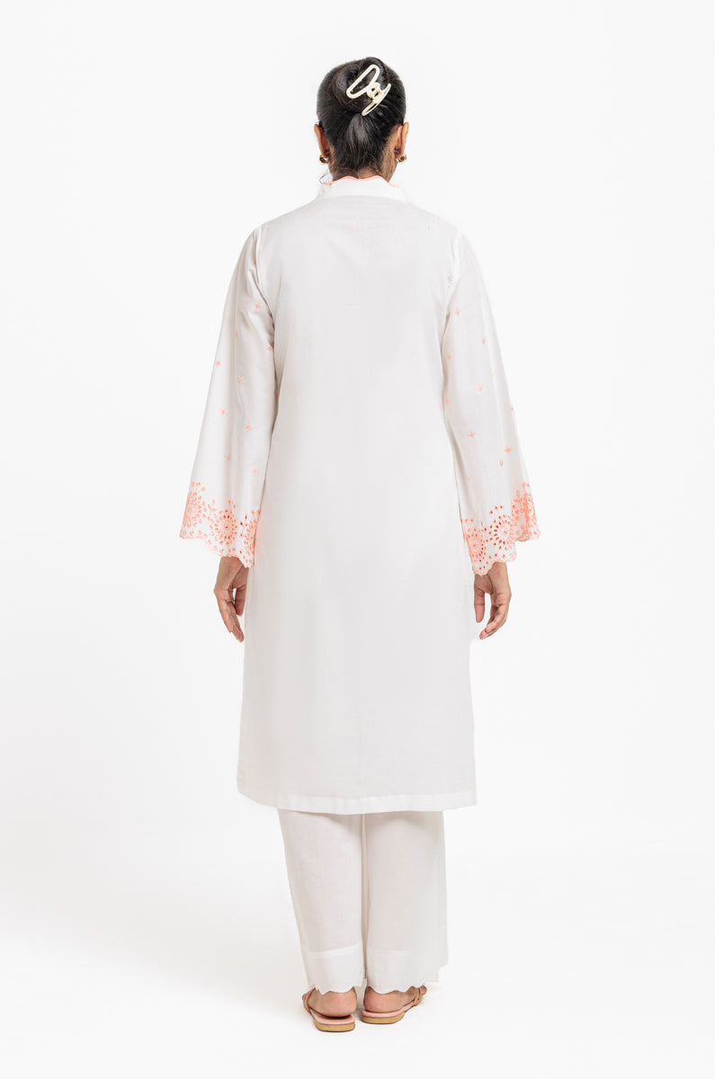 Cambric White Stitched Suit - Bonanza