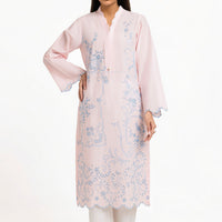 Cambric Baby Pink Stitched Suit - Bonanza