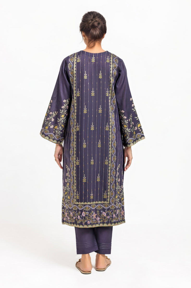 Jacquard Indigo Stitched Suit - Bonanza