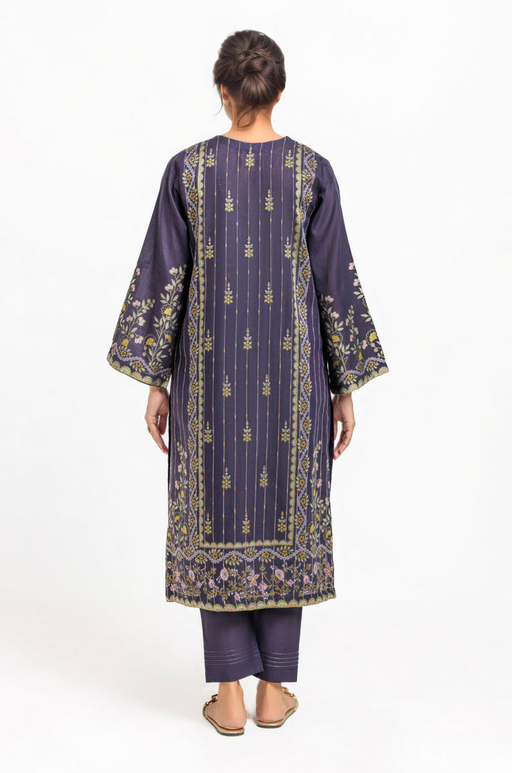 Jacquard Indigo Stitched Suit - Bonanza