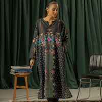 Khaddar Black Stitched Suit - Ego