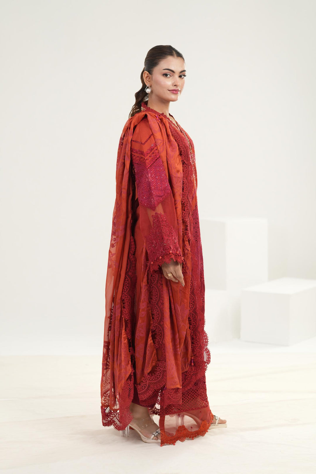Design 13 - Maria B Luxury Lawn Stitched