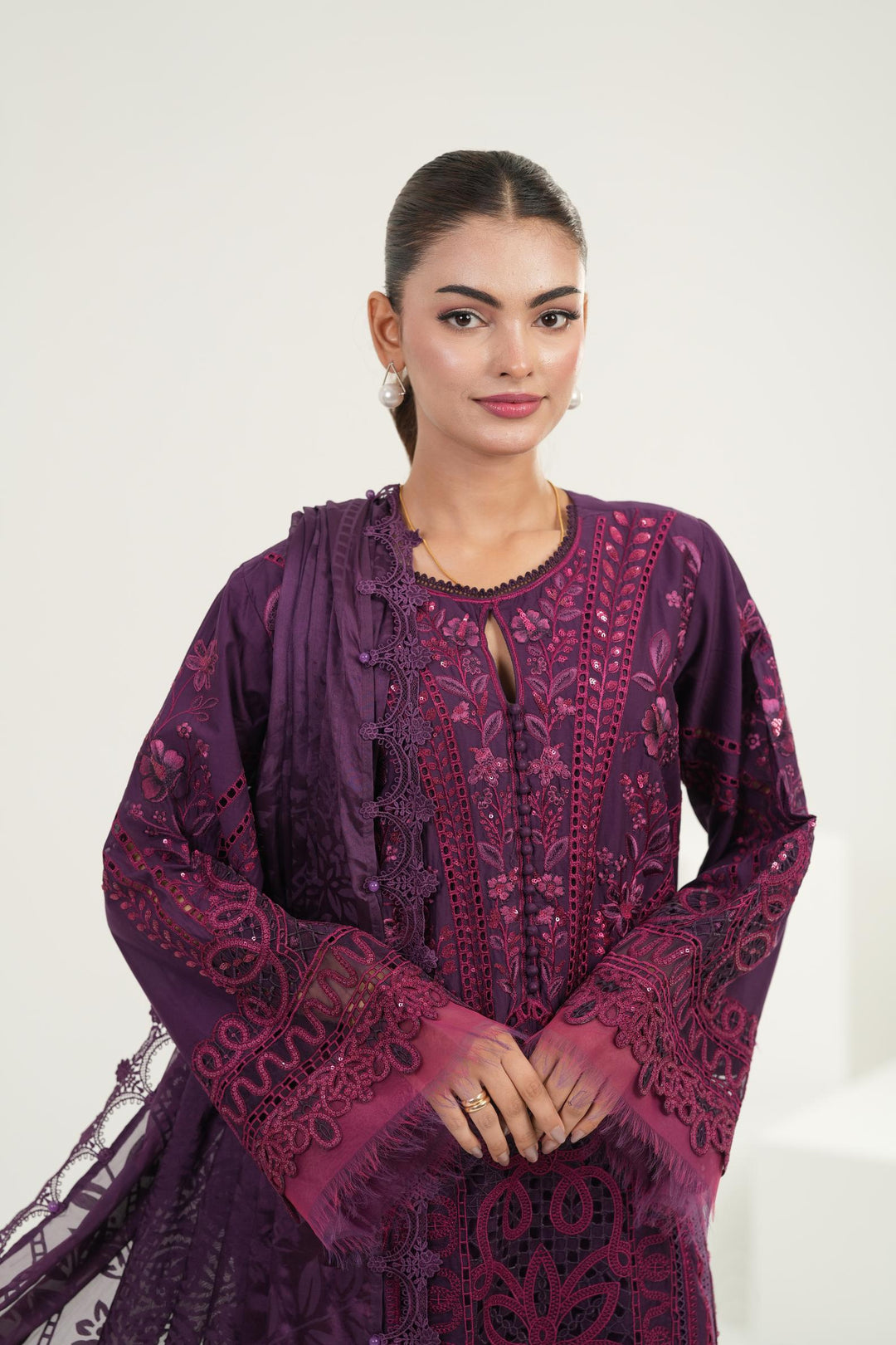Design 14 - Maria B Luxury Lawn Stitched
